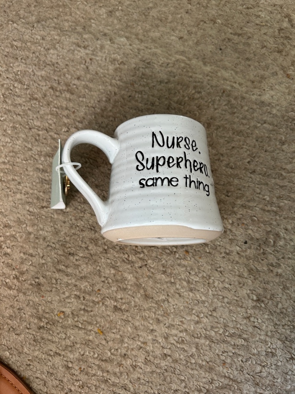 White 'Nurse. Superhero. Same Thing' Ceramic Mug